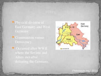 Preview of Berlin Wall Powerpoint