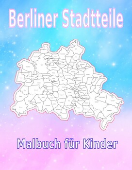 Preview of Berlin map districts - maps to color