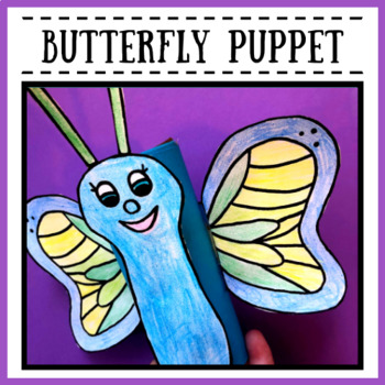 Preview of Bernice the Butterfly Puppet Craft | Some Bugs