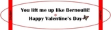 Bernoulli Valentine Card