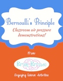 Bernoulli's Principle | Three Air Pressure Demonstrations 