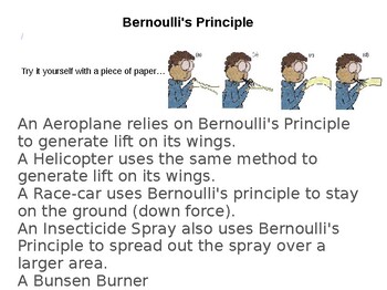 Bernoulli's principle by SAMERA Azam | Teachers Pay Teachers