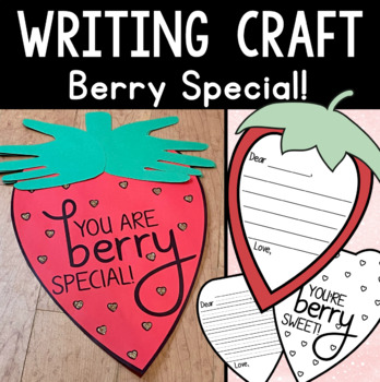Preview of Special Person Strawberry Keepsake Craft - Gift Writing Activity