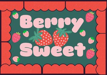 Preview of Berry Sweet (Valentines Bulletin Board Kit)