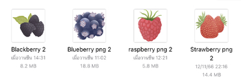 Preview of Berry fruit,blueberry,raspberry, strawberry,blackberry.