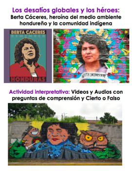 Preview of Interpretive Activity: Berta Cáceres una héroe del medioambiente de Honduras