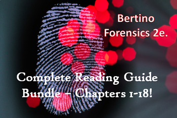 Preview of Bertino Forensics Complete Reading Guides Bundle - Chs. 1-18 (Distance Learning)