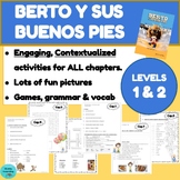 Berto y sus buenos pies: Complete novel activities in Span
