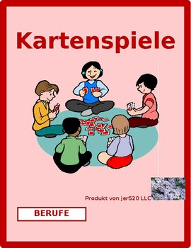 Preview of Berufe (Professions in German) Card Games