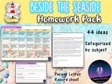 Beside the Seaside Homework Pack - 44 Tasks, Parent Letter