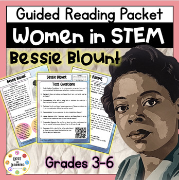 Preview of Bessie Blount || Women in STEM || Guided Reading Comprehension || Text & Qs