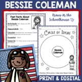 Bessie Coleman Biography Activities | Easel Activity Dista