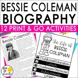 Bessie Coleman Biography Informational Text and Activities