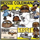 Bessie Coleman Clip Art Set {Educlips Clipart}