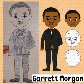 Preview of Garrett Morgan Craft African American Inventor Black History Month Board