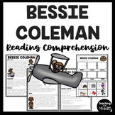 Bessie Coleman Reading Comprehension Worksheet Black Histo