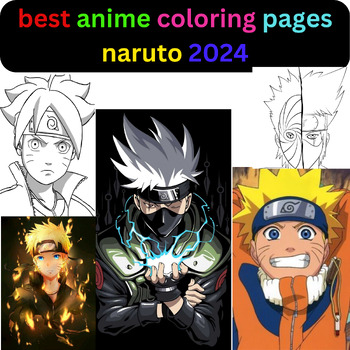 Preview of Best Anime Coloring Pages Naruto 2024