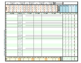 Basketball Scorebook Score Sheets new no-one-and-one multi