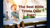 Best Bible Trivia Quiz Ever! Animated Powerpoint™ does it 