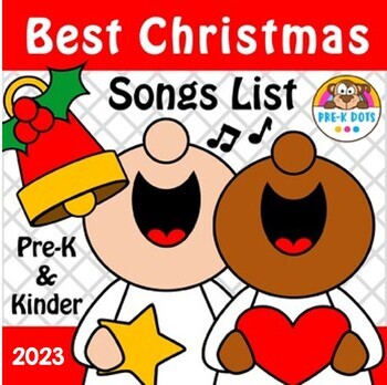 Preview of 2023 Christmas Song list for Preschool and Kindergarten