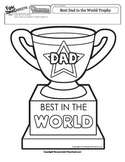 Father's Day: Best Dad in the World Trophy