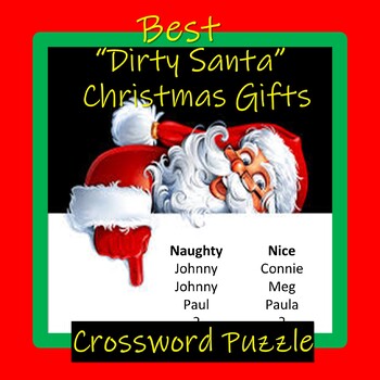 Preview of Best "Dirty Santa" Christmas Gifts {Crossword)