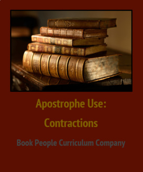 Preview of Best Ever "Apostrophe Use: Contractions" Worksheet