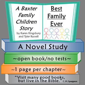 Preview of Best Family Ever Novel Study