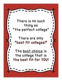Best Fit College / Choosing A College Poster for School Co
