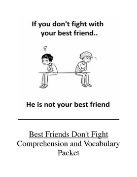 can best friends ever fight