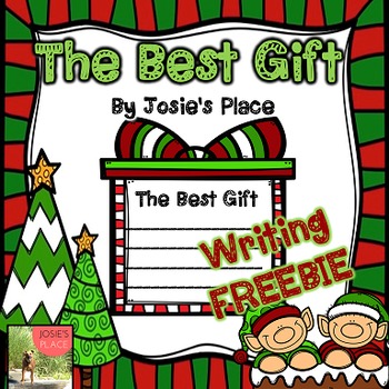 Preview of Best Gift Writing FREEBIE