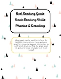 Best IEP Reading Goals: Basic Reading/Phonics and Decoding