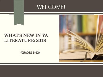 Preview of Best New Books for Tweens & Teens 2018 Seminar Slides