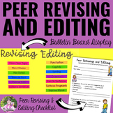 Peer Revising And Editing Checklist PLUS Bulletin Board Display