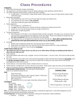 Preview of Best Practices in Classroom Management: Classroom Rules and Procedures Packet