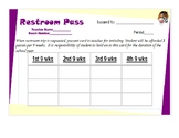 Best Restroom Pass Ever, it works!