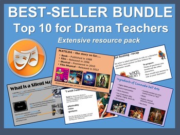 Preview of Best-Seller Bundle: Top 10 for Drama Teachers