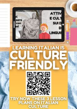 Preview of Best Seller Italian Language Lesson plans on Culture in Italy - 50% OFF
