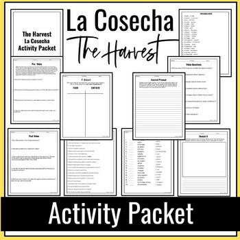 Preview of Best Seller The Harvest La Cosecha Movie Activity Packet - in English