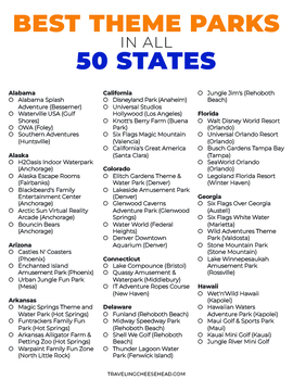 50 states, 50 amusement parks