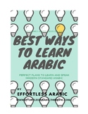 Best Ways to Learn Arabic