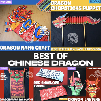 Preview of Best of Chinese Zodiac Dragon Crafts. Chinese New Year