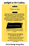 Beta Club Character Spotlight Beta Club Flyer