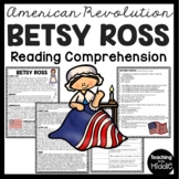 Betsy Ross Reading Comprehension Worksheet American Flag A
