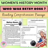 Betsy Ross : Reading Comprehension Passage - Women's Histo