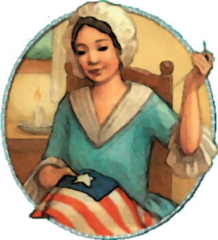 Preview of Betsy Ross: The Story of Our Flag Literacy Pack