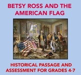 Betsy Ross and the American Flag: Reading Comprehension Pa