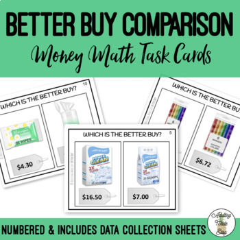 Preview of Better Buy Comparison Task Cards