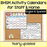 Better Hearing Speech Month Activity Calendar Staff Parent