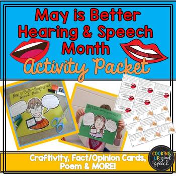 Preview of Better Hearing and Speech Month Activity Packet